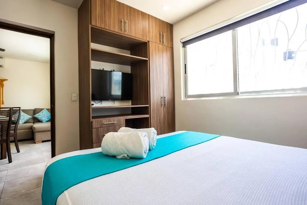 Deluxe Jr. 2 Rooms Suite, Dept. 101 Плая-дель-Кармен 0*,  Мексика